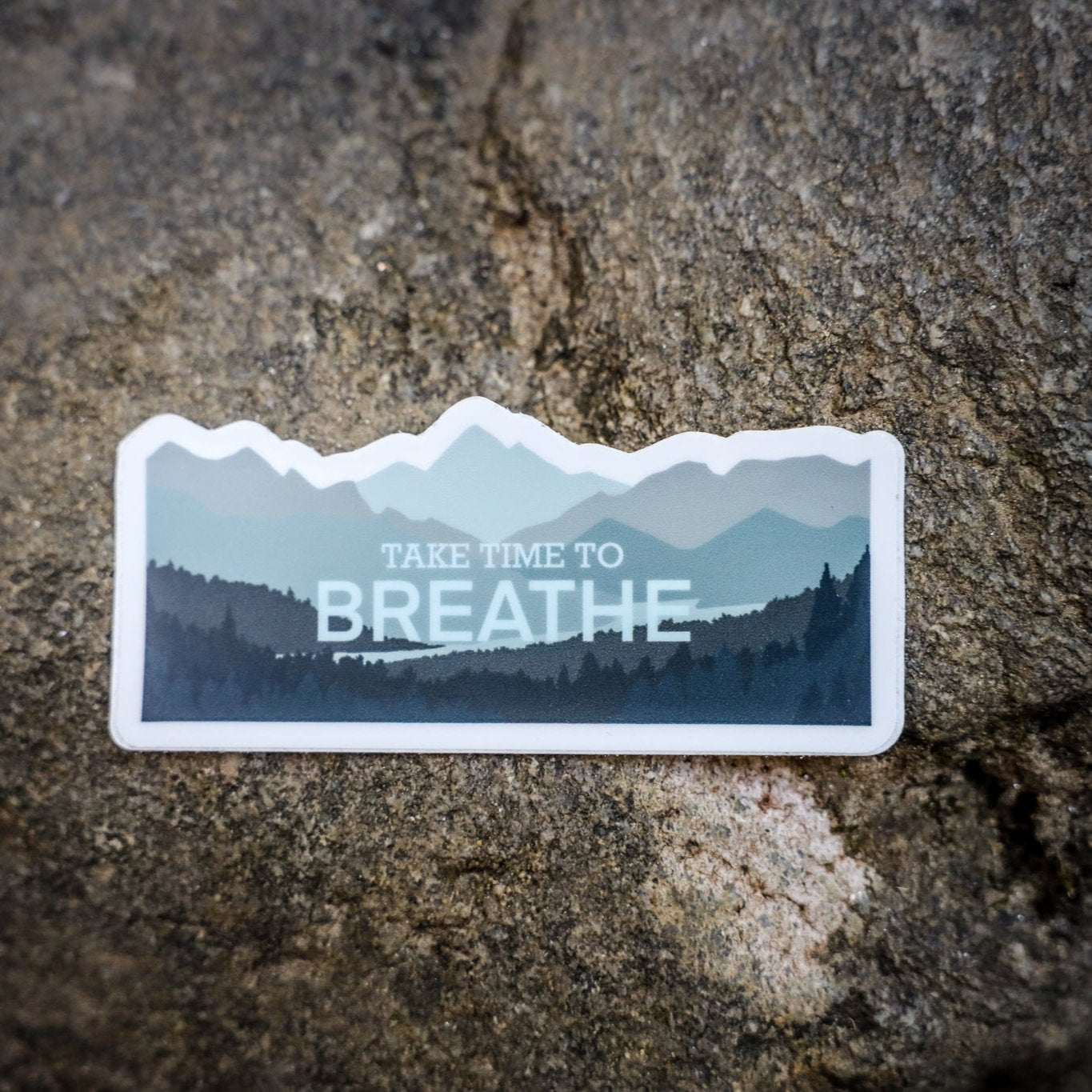 GO OUTSIDE - VINYL MOUNTAIN LAYER STICKER