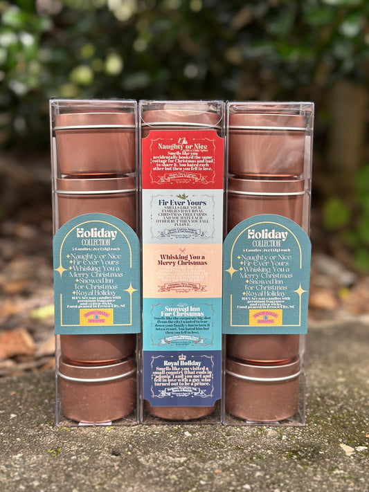 Holiday Candle Collection Sample Set 5-2oz candles