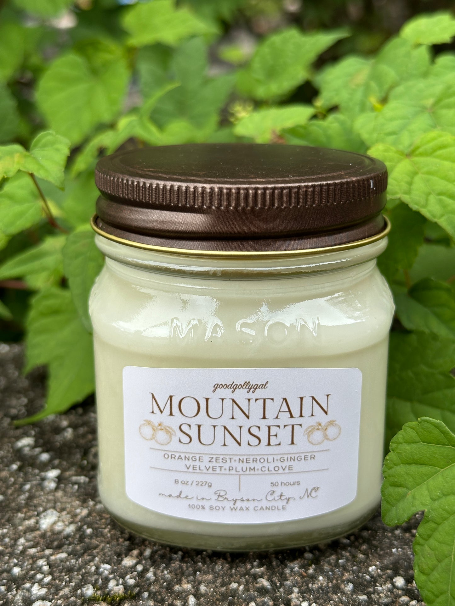 FALL CANDLE COLLECTION - 8oz scented 100% wax candles