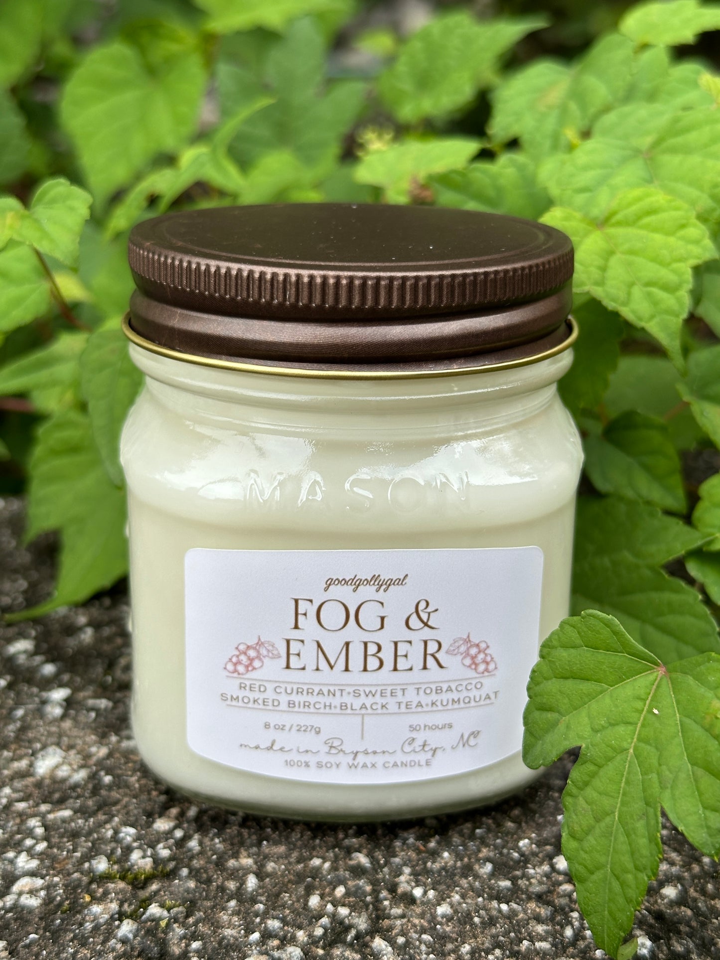 FALL CANDLE COLLECTION - 8oz scented 100% wax candles