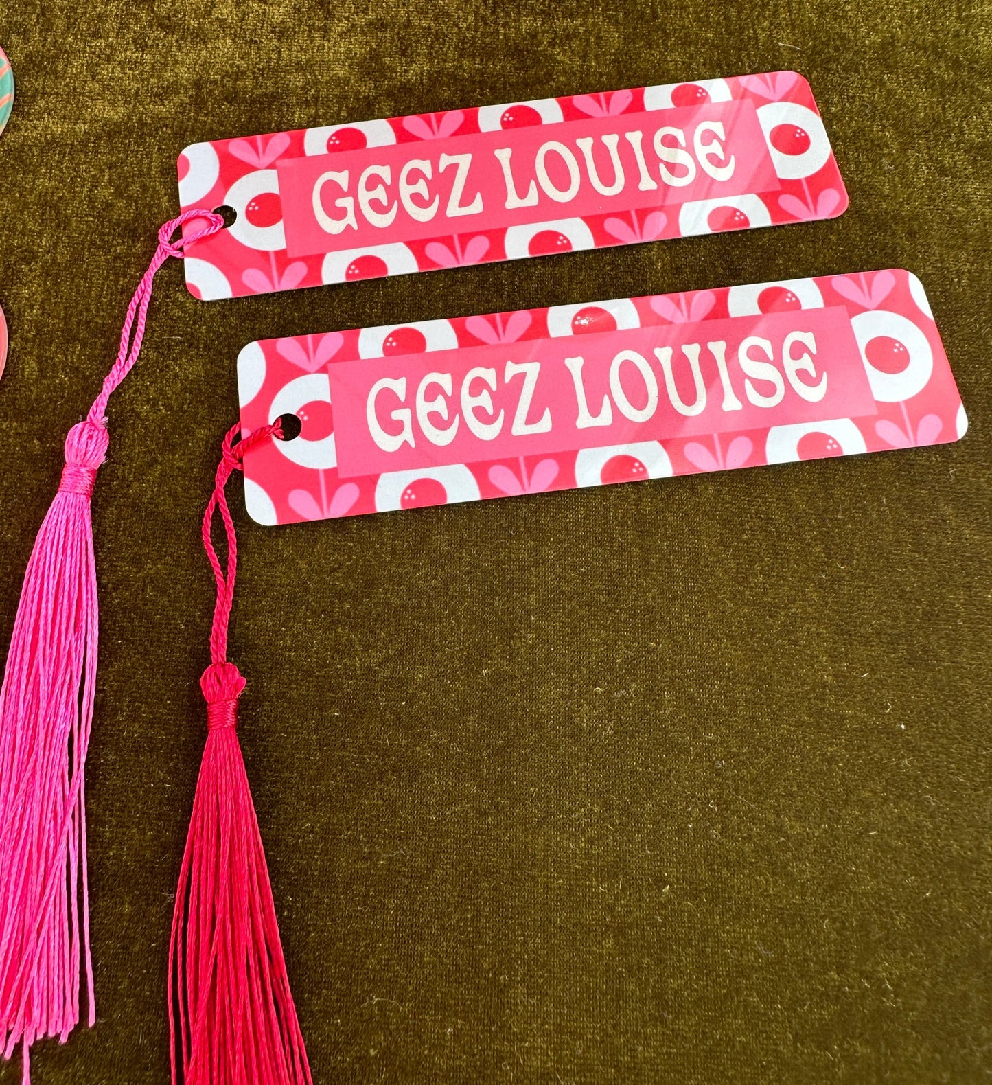 I SWEAR - GEEZ LOUISE METAL BOOKMARKS