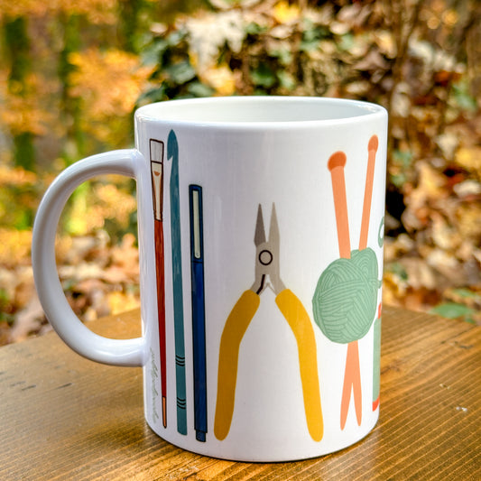 SHE'S CRAFTY - 15oz Ceramic Mug