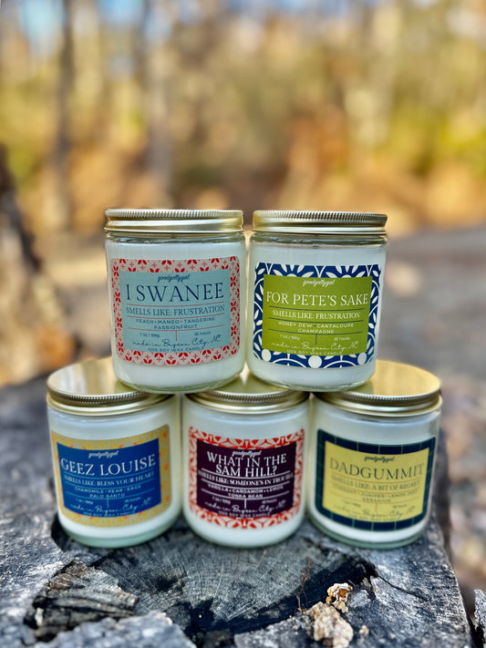 Non-Curse Word Collection - Funny 7oz Scented Soy Candles