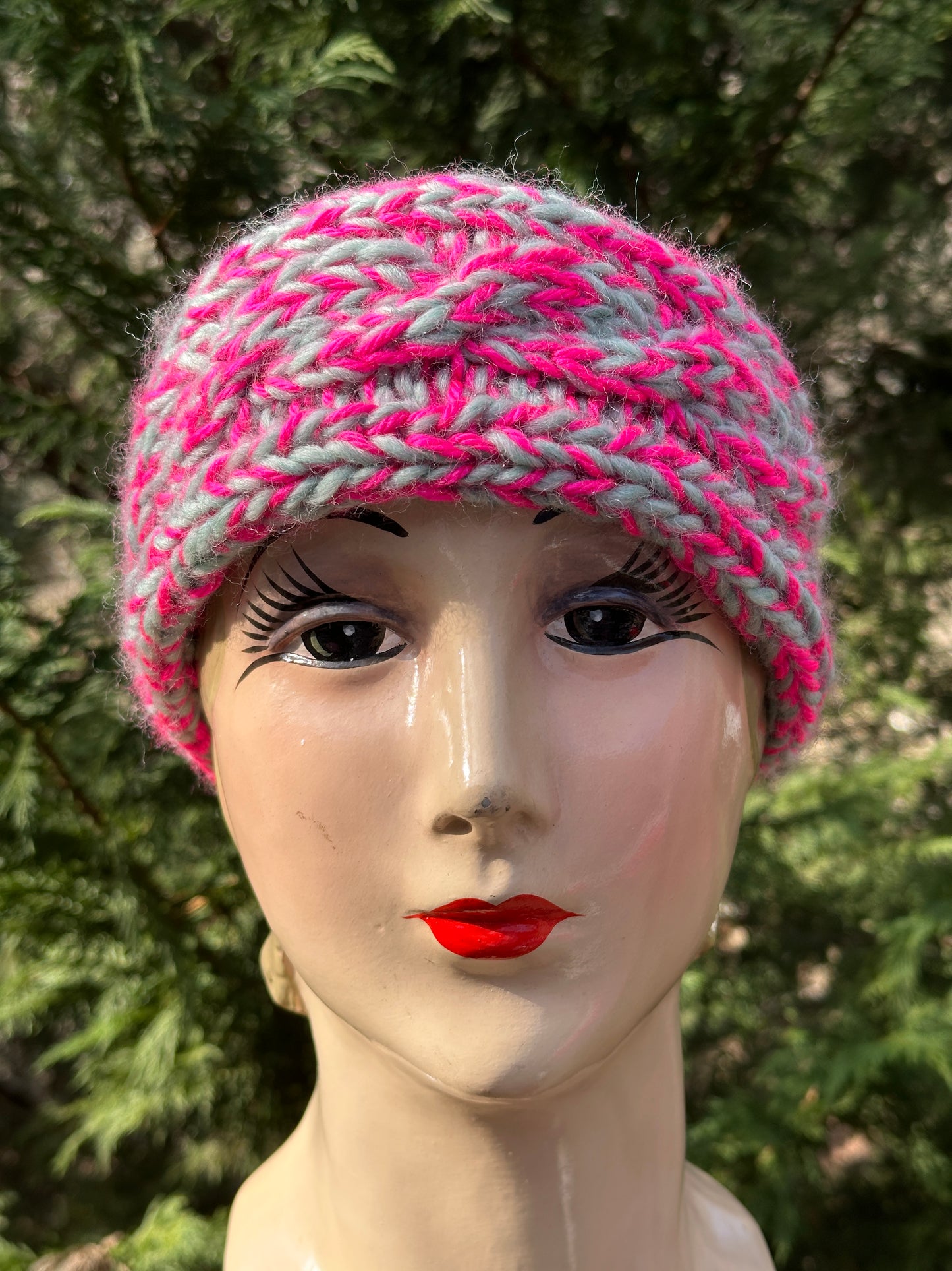 Hand-Knit Wool Blend Ear Warmer