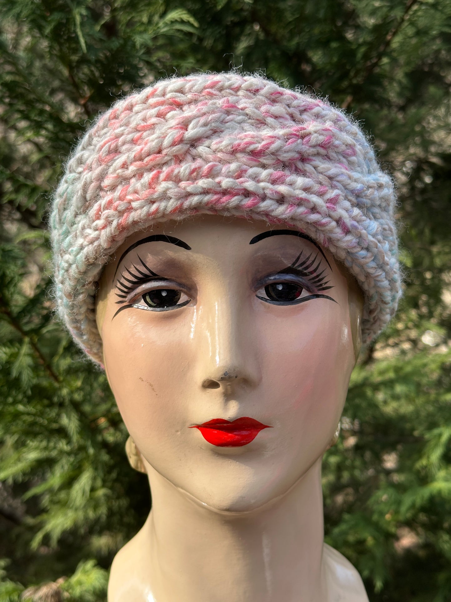 Hand-Knit Wool Blend Ear Warmer