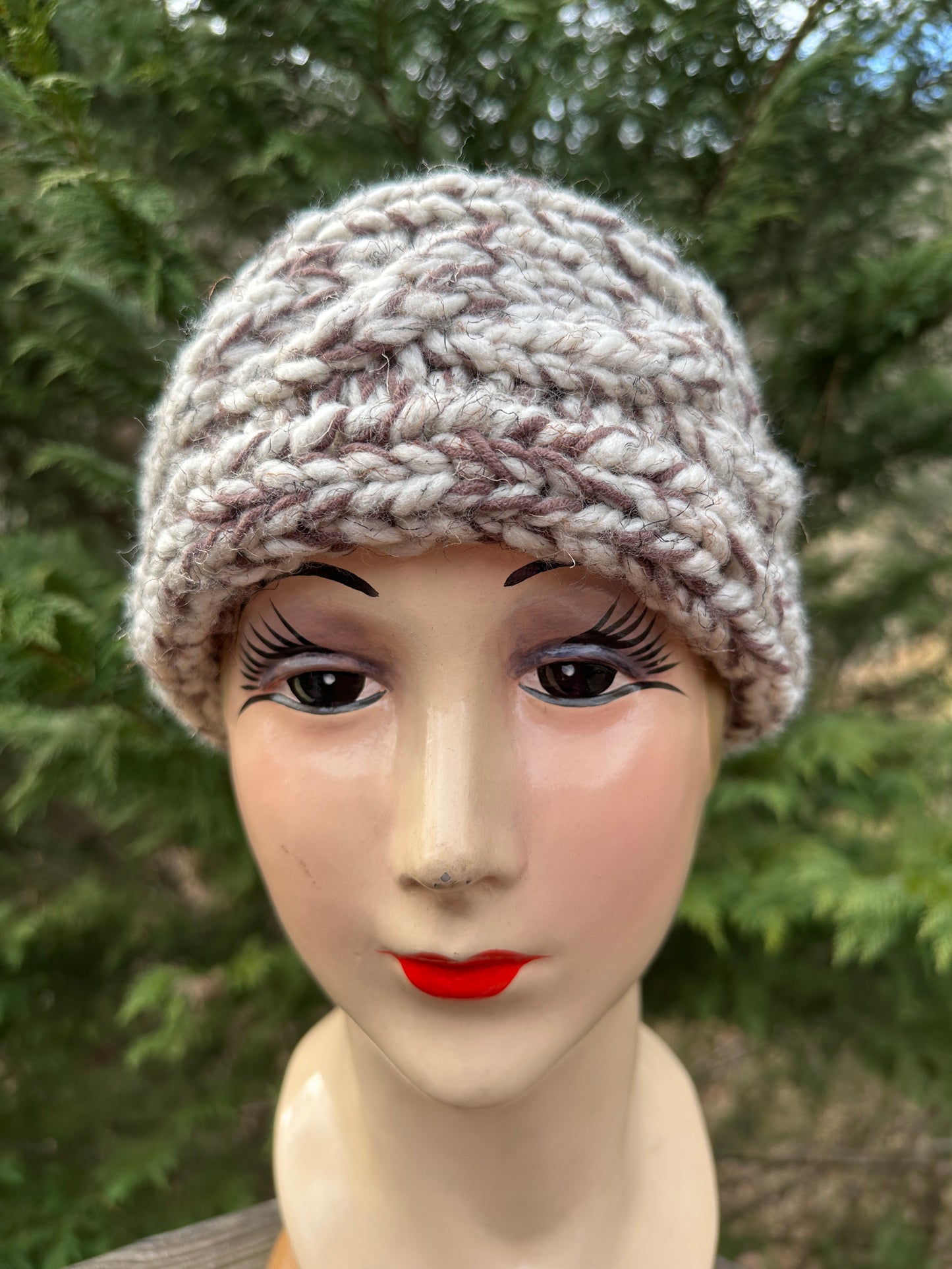 Hand-Knit Wool Blend Ear Warmer