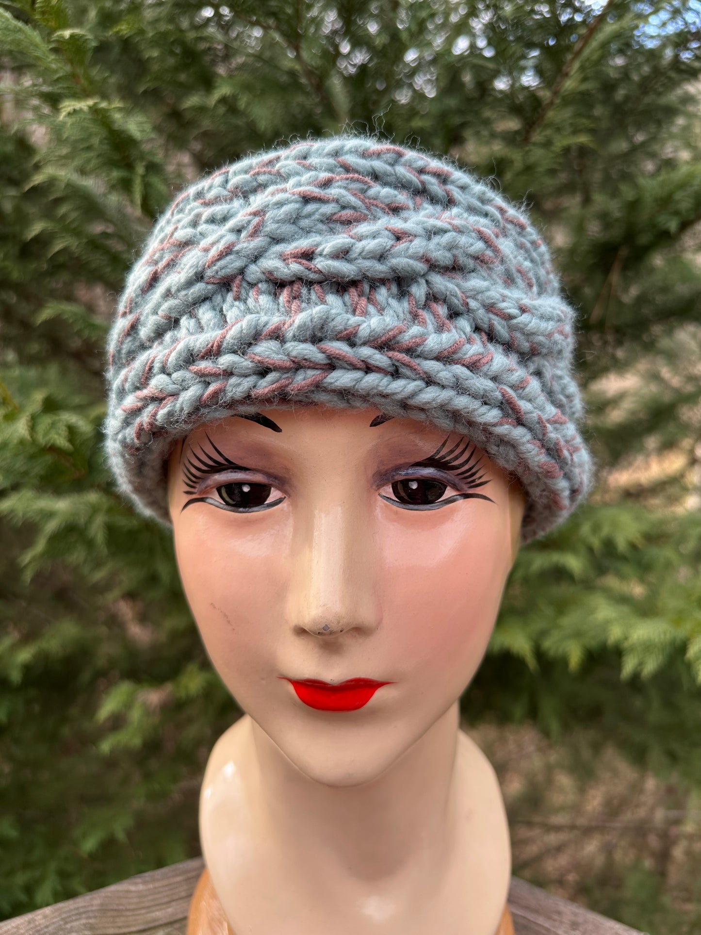 Hand-Knit Wool Blend Ear Warmer