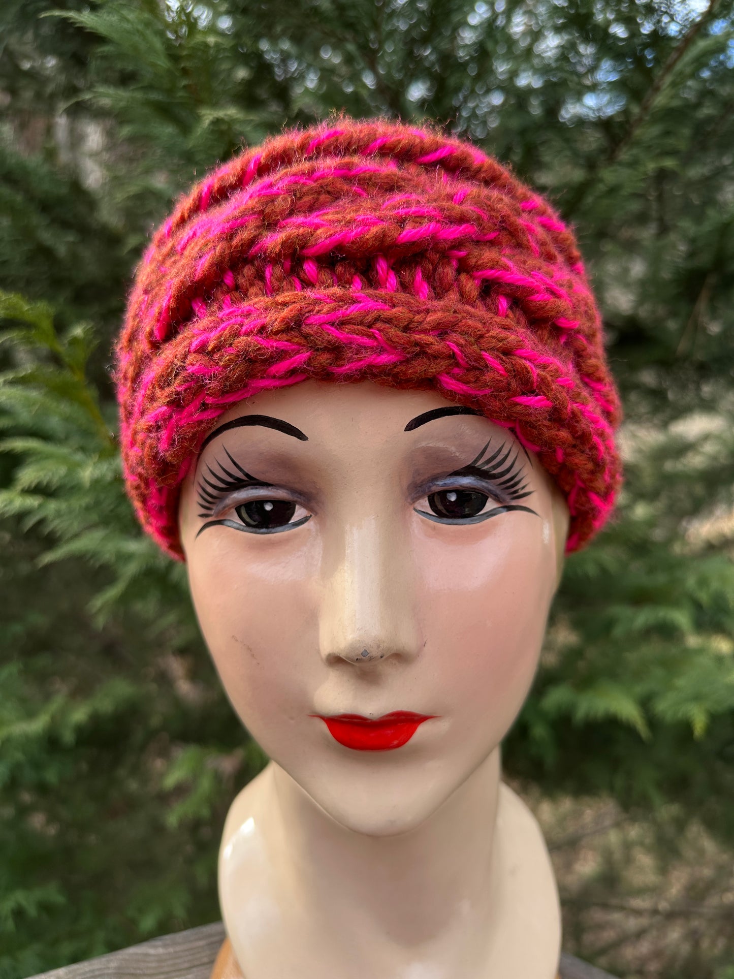 Hand-Knit Wool Blend Ear Warmer