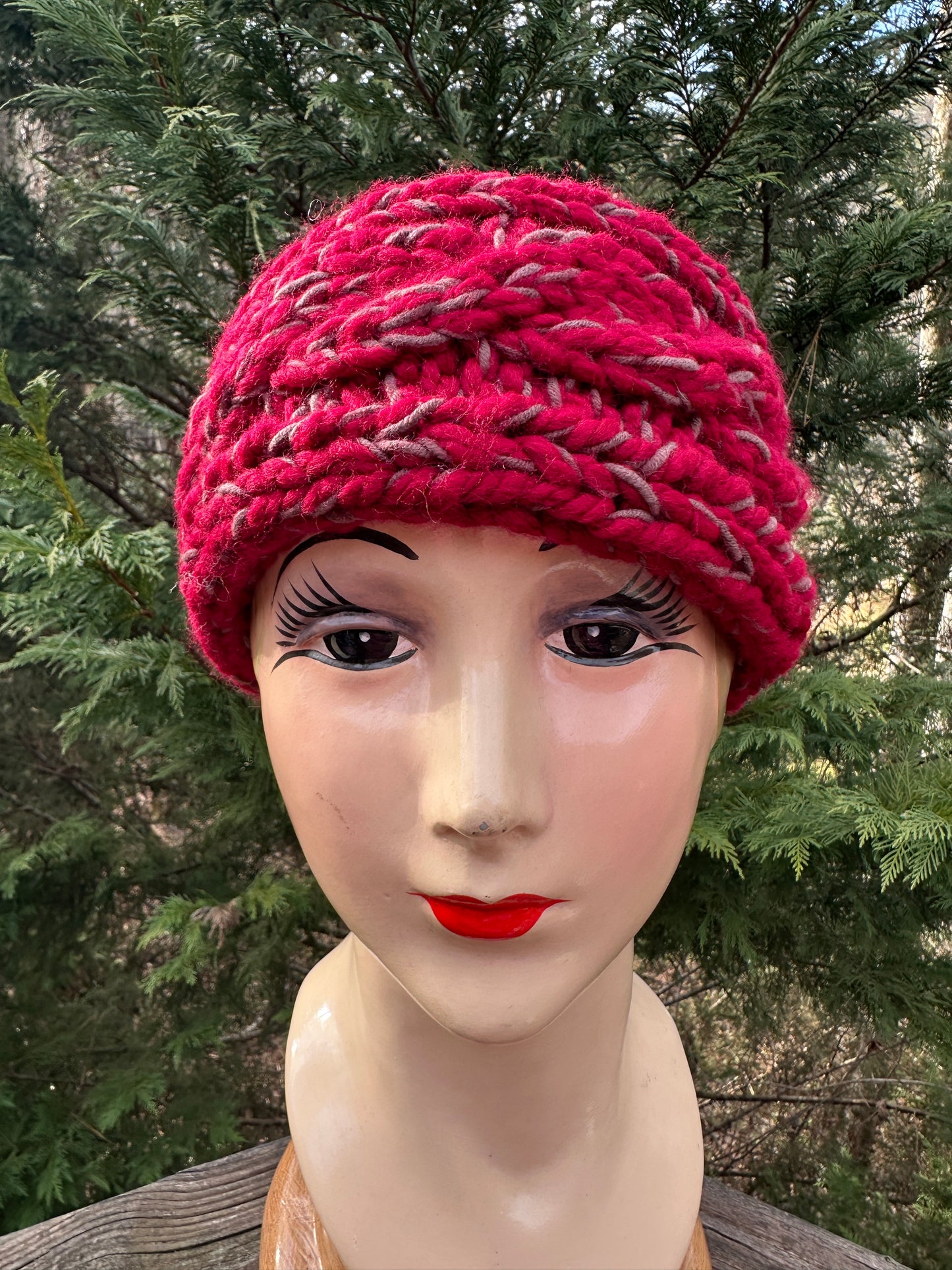 Hand-Knit Wool Blend Ear Warmer