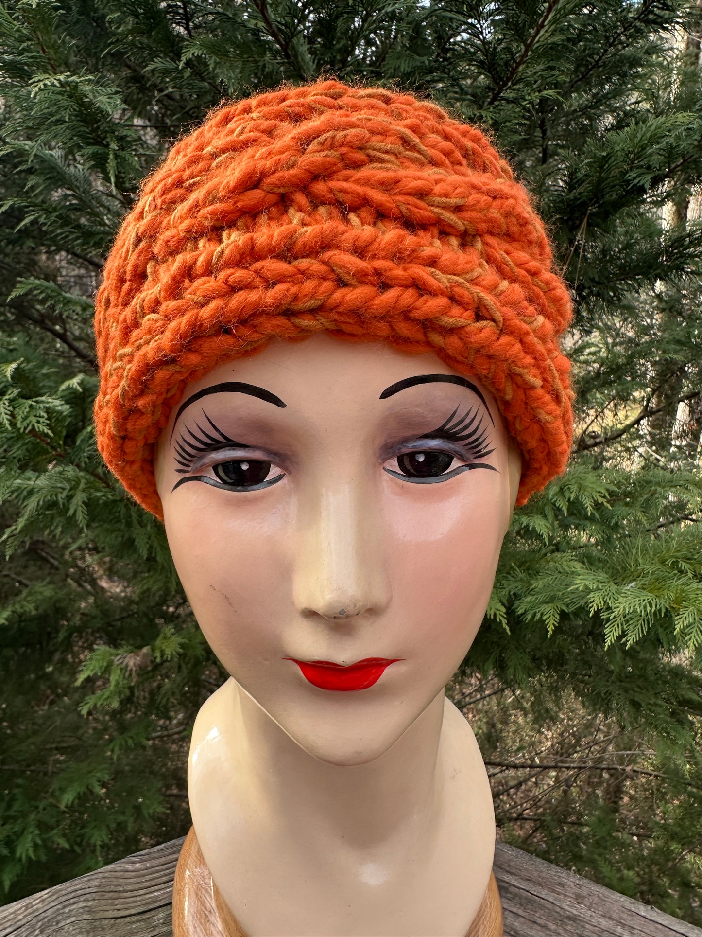 Hand-Knit Wool Blend Ear Warmer
